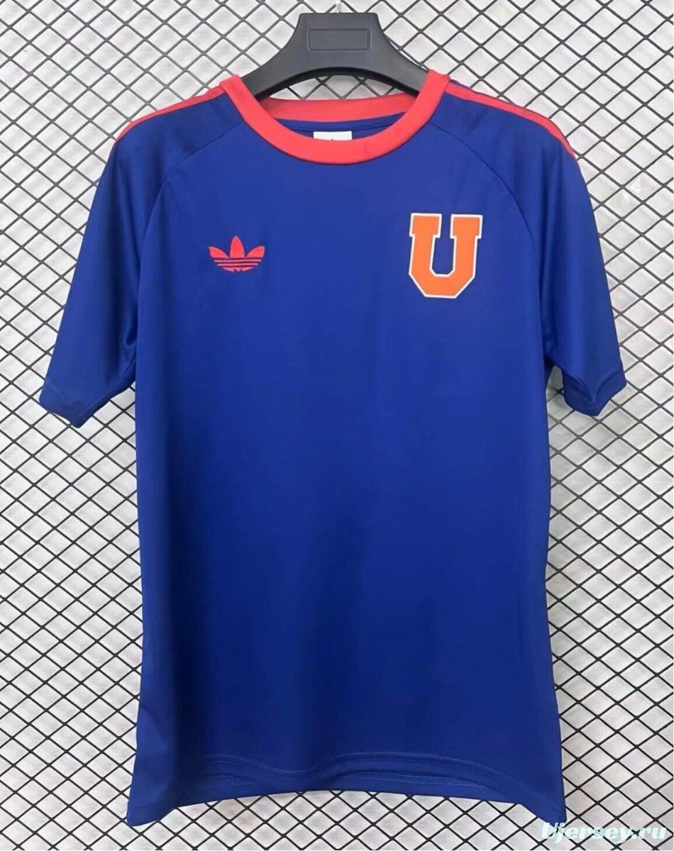 26/27 Club Uiversidada De Chile Blue Pre-Match Jersey