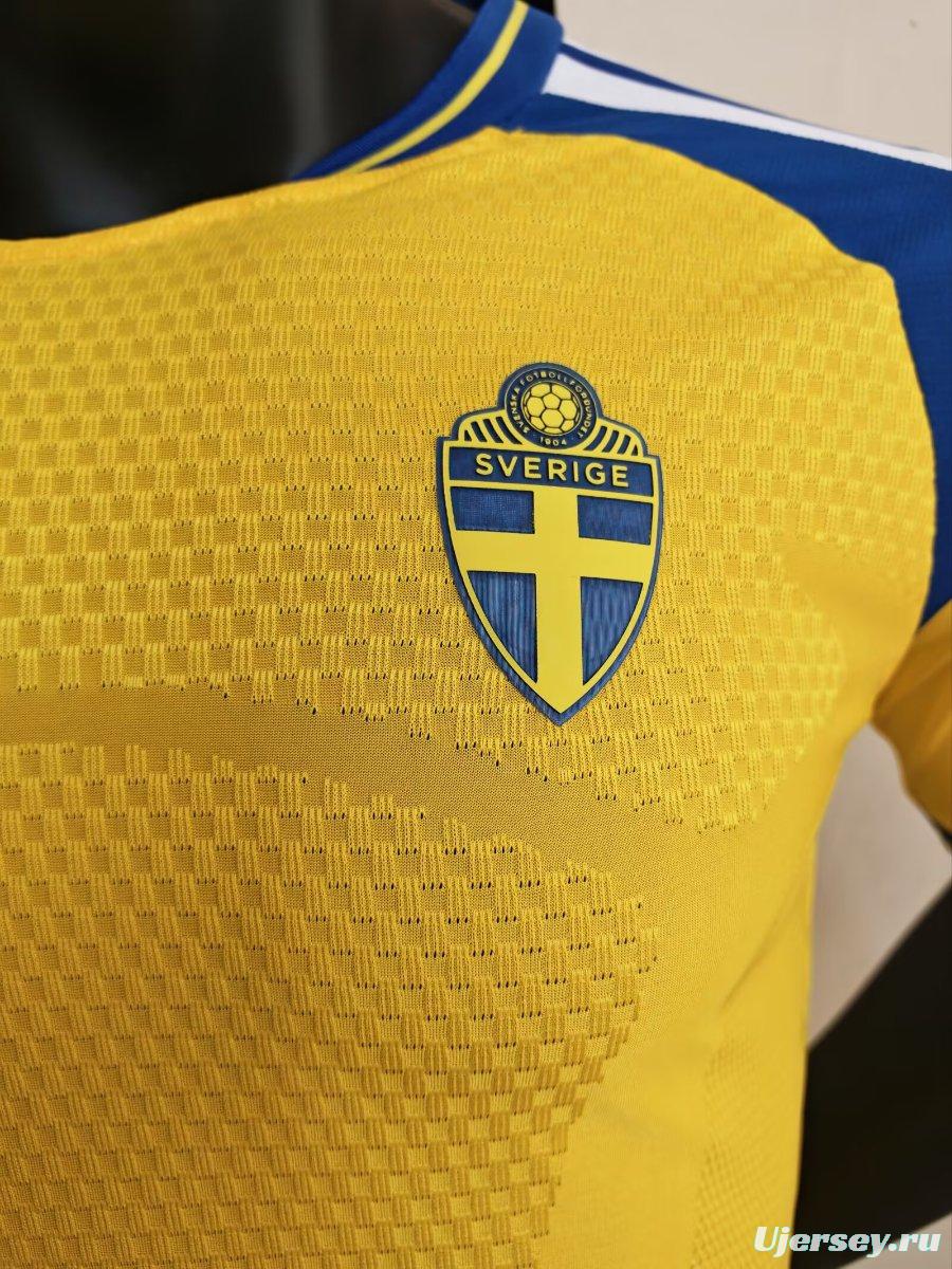Player Version 2026 Sweden Home Jersey