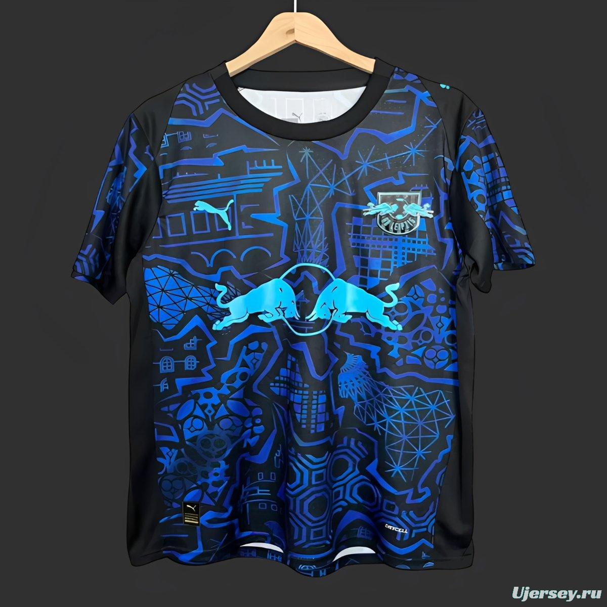 25/26 RB Leipzig Black / Blue / Sky blue Special Jersey