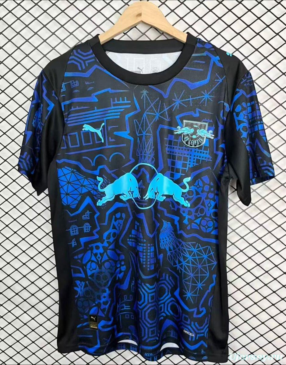 25/26 RB Leipzig Black / Blue / Sky blue Special Jersey