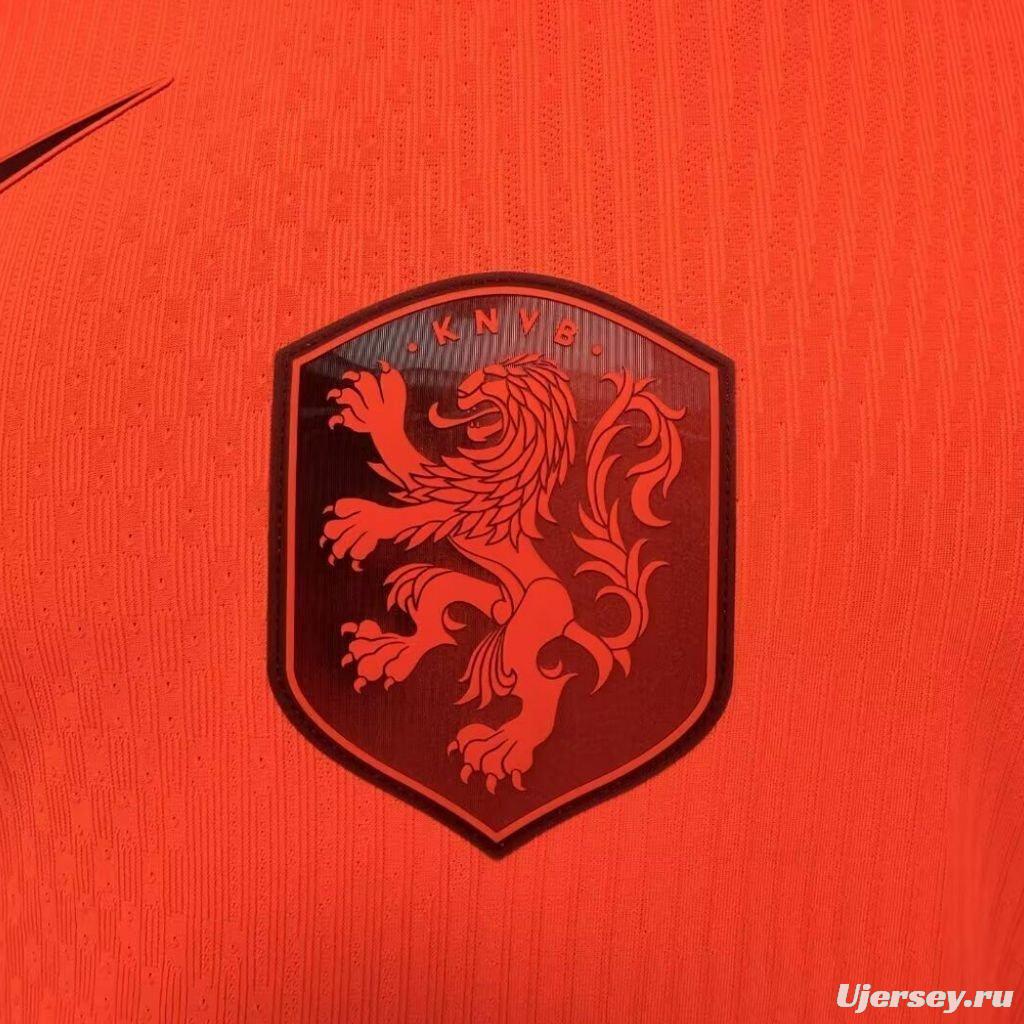 Player Version 2026 Netherlands Home Jersey