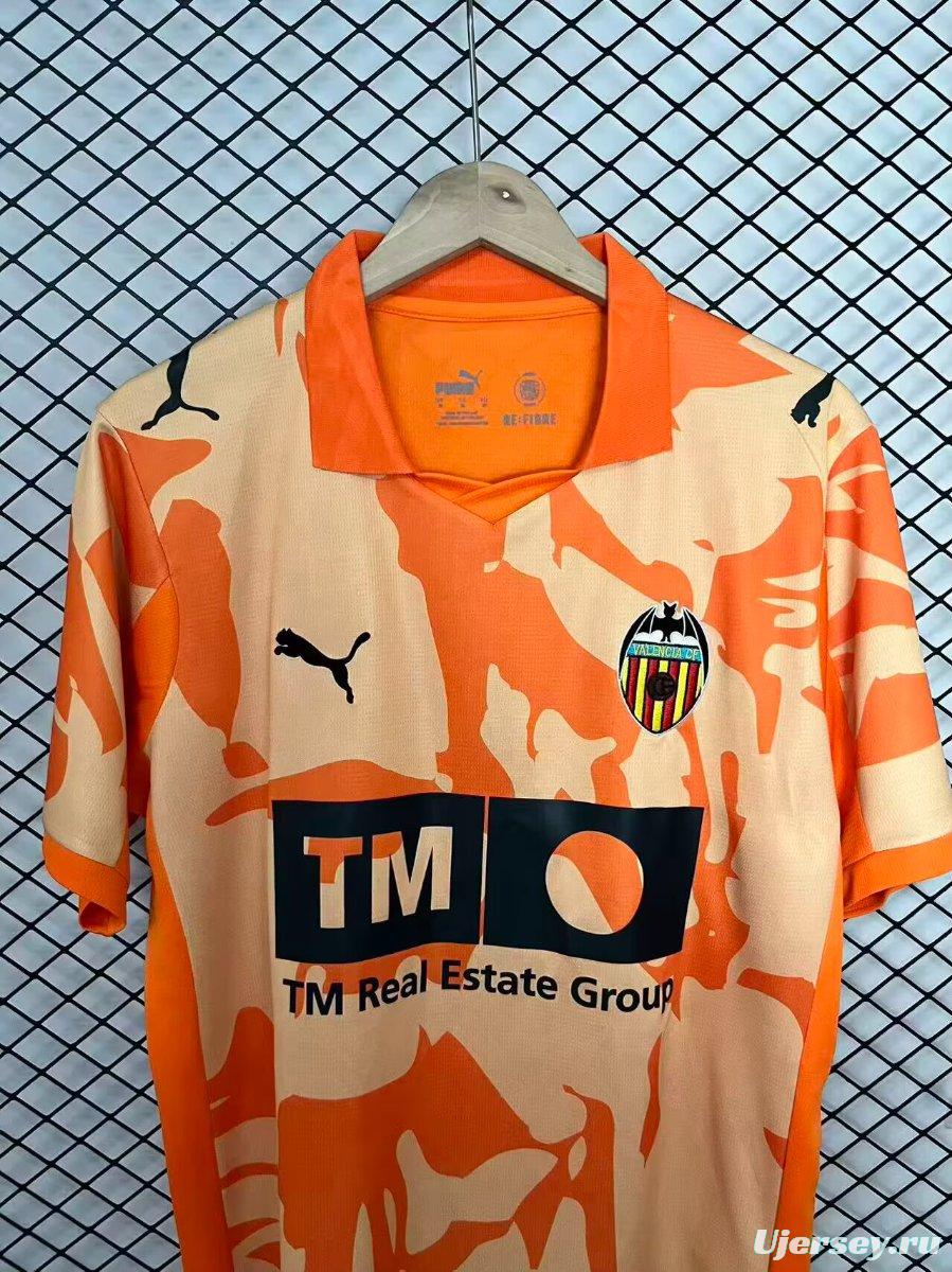 25/26 Valencia Puma Vintage Remake Orange Jersey