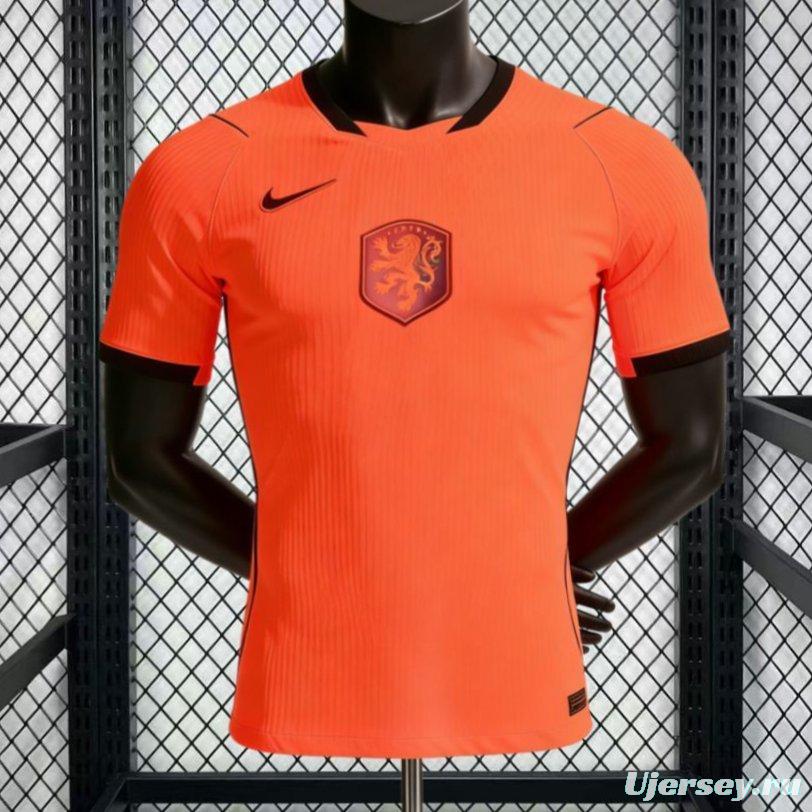 2026  Mens Netherlands World Cup Home Jersey