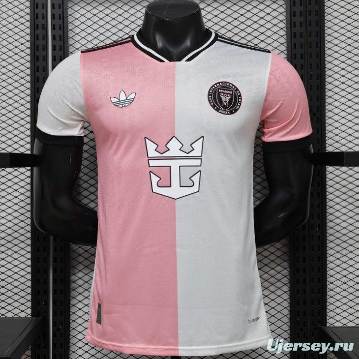 Player Version 26/27 Inter Miami CF  Pink & White with Split Panel Home Jersey