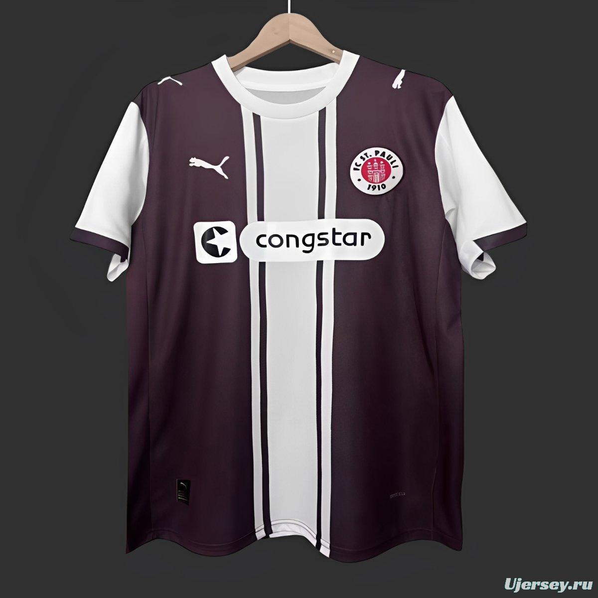 25/26 FC St. Pauli Brown 1970s Remake Special Jersey