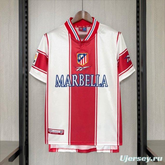1999/00 Retro Atletico Madrid Home Jersey