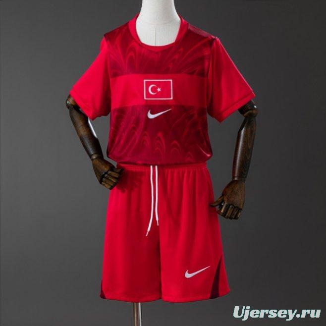 2026 Kids Turkiye Away Kit Jersey Size 16-28