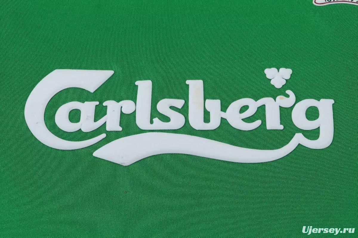Retro 92/93 Kids Liverpool Away Green Jersey