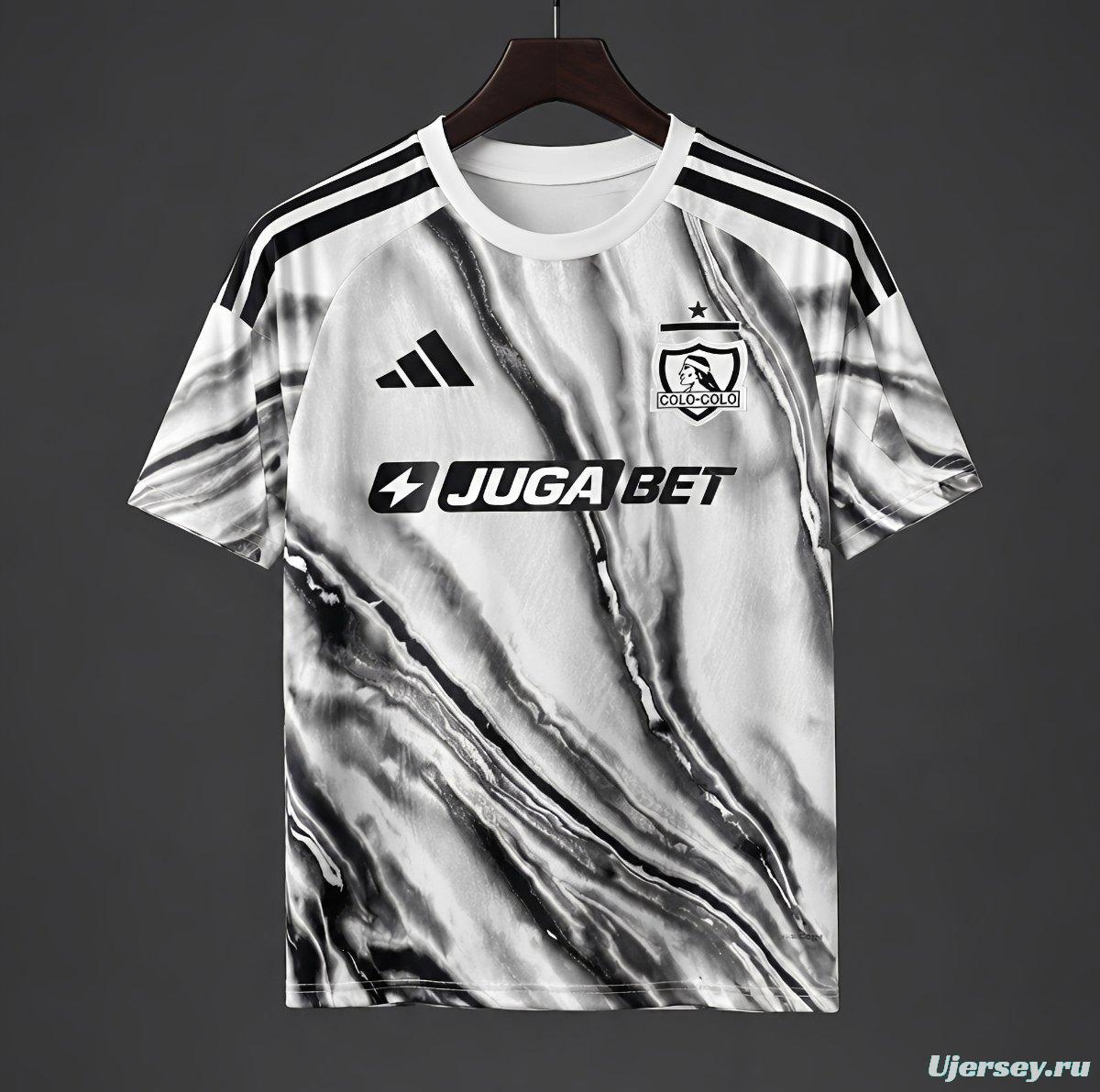 26/27 Colo Colo Black/White Marble Third Jersey