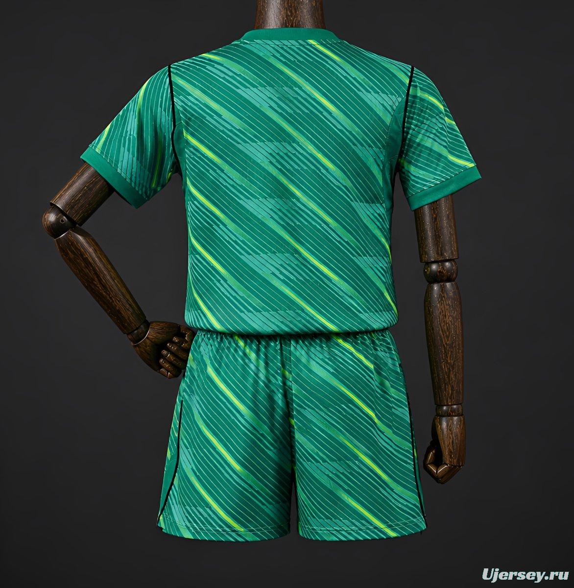 2026 Kids France Green Goalkeeper Jersey