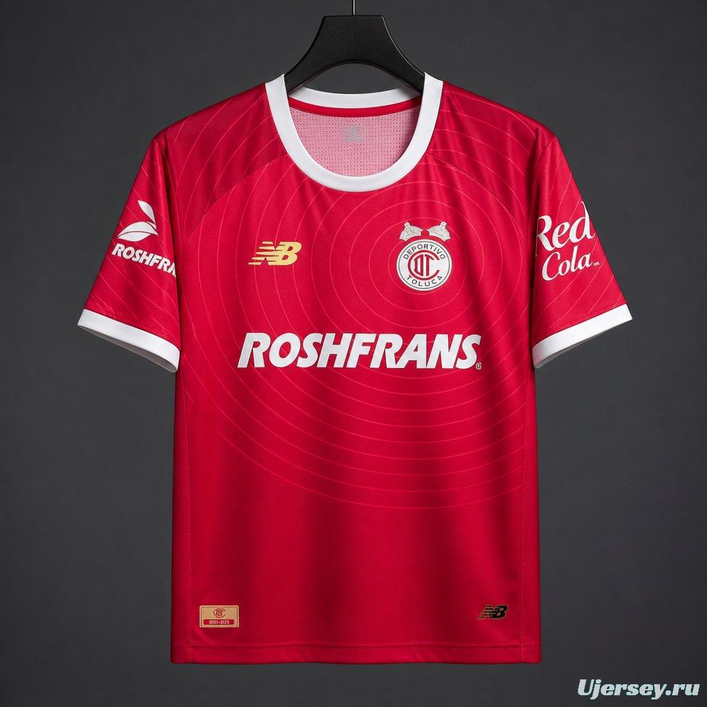 26/27 Toluca Red Special Edition "Bicampeón" Jersey