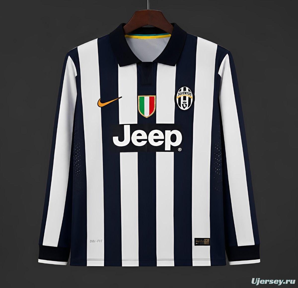Retro 14/15 Juventus Home Long Sleeve Jersey