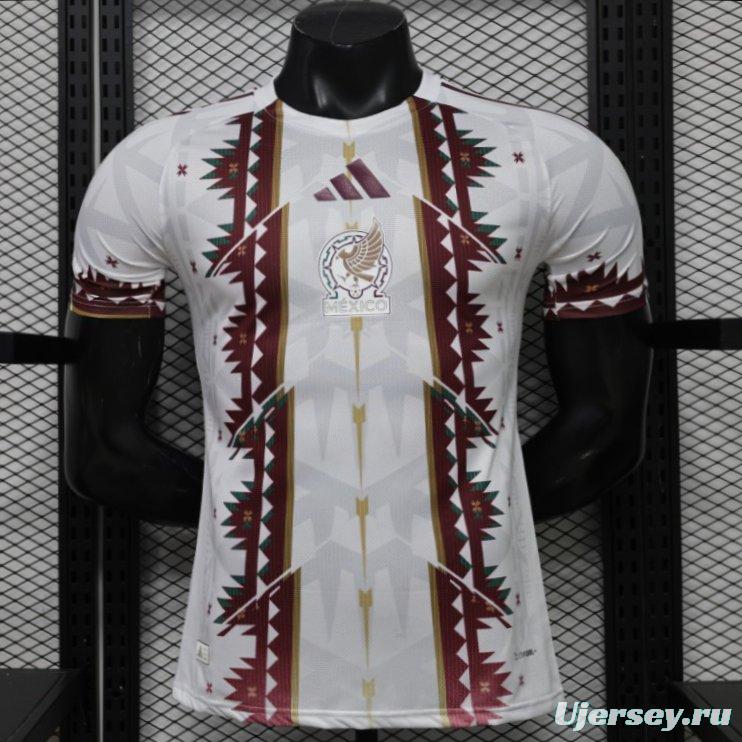 Player Version 2026 Mexico White  Special Edition Away Jersey