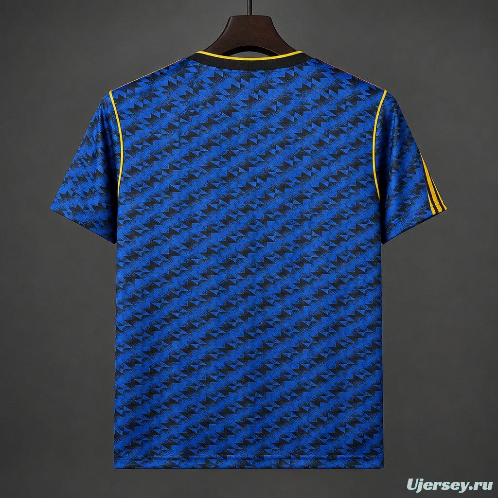 26/27 Manchester United 1990-92 Vintange Remake Away Jersey