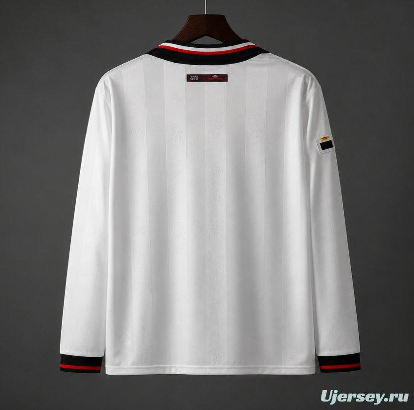 Retro 97/98 Manchester United Third Long Sleeve White Jersey
