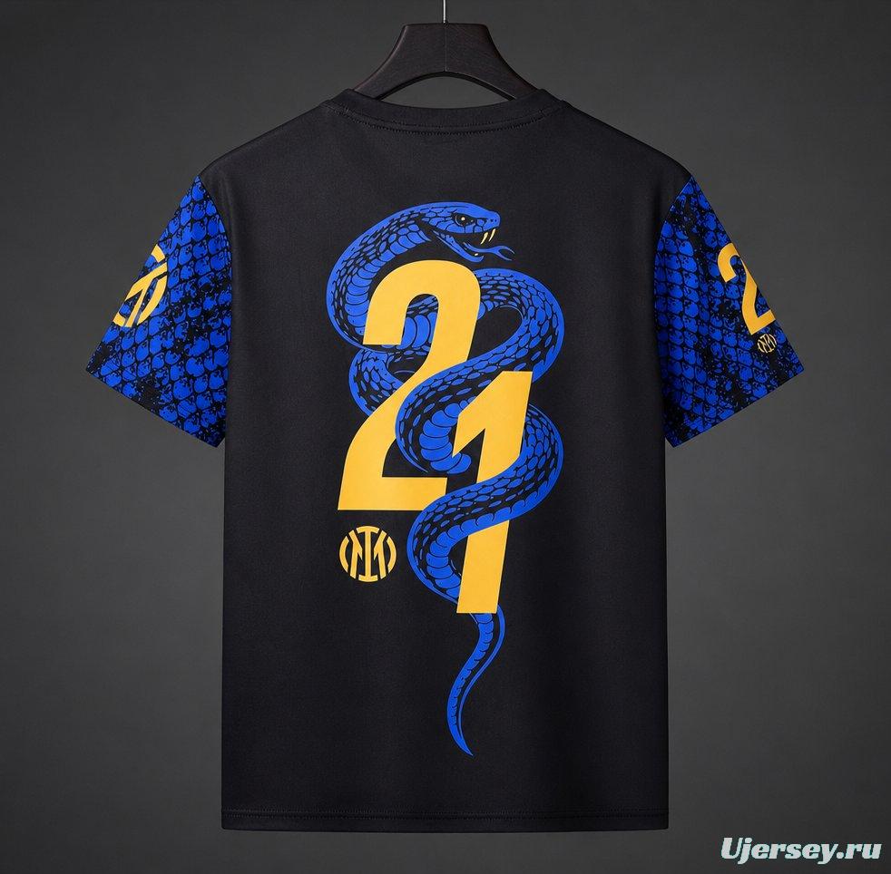 26/27 Inter Milan "Campioni d'Italia 25/26" Black T-shirt