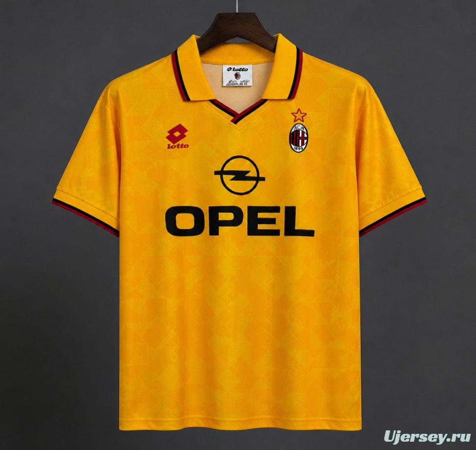 Retro 1995/96 AC Milan Third Soccer Jersey