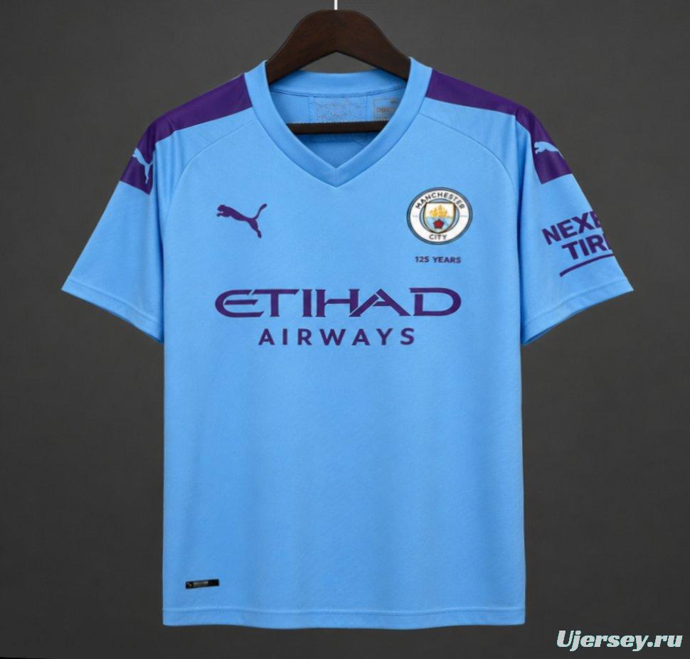 19/20 Retro Manchester City Home Jersey