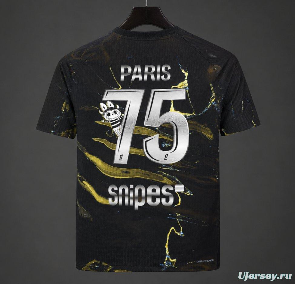 25/26 PSG Jordan Night Edition Jersey With Paris 75 Labubu Printing