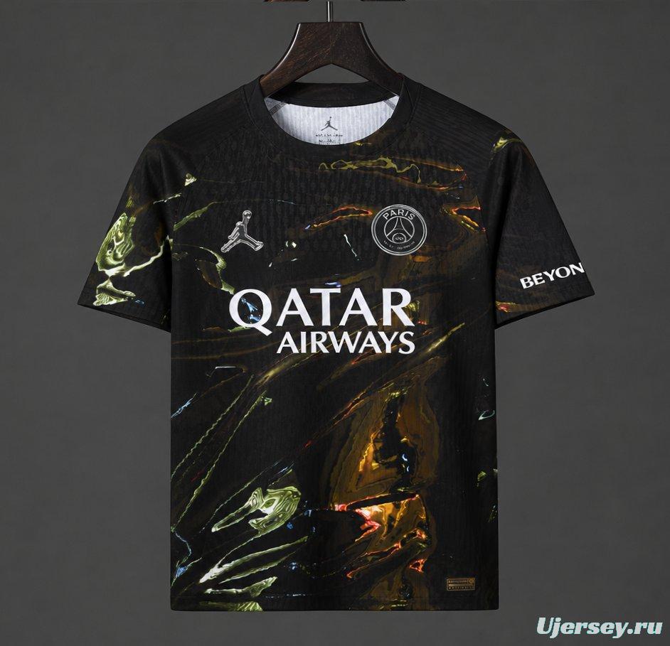 25/26 PSG Jordan Night Edition Jersey With Paris 75 Labubu Printing