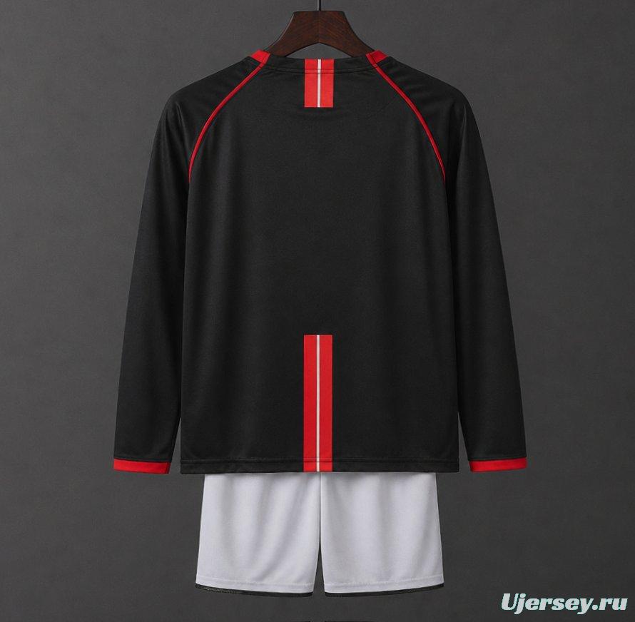 Retro Kids 07/08 Manchester United Away Long Sleeve Jersey