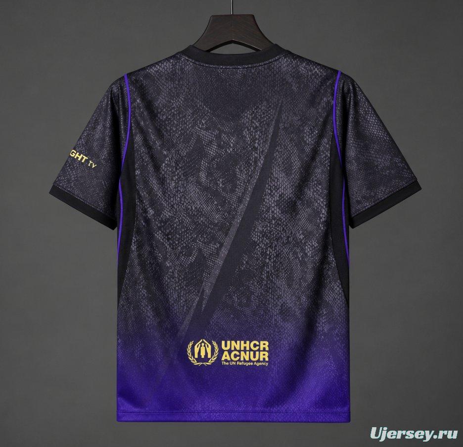 26/27 Barcelona Away "Purple Mamba" Purple Black Jersey