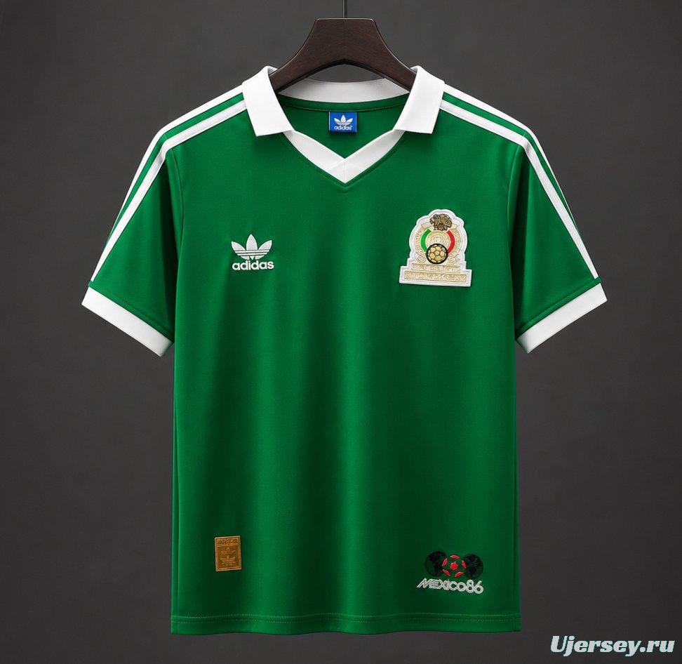 Retro 1986 Mexico Home Jersey