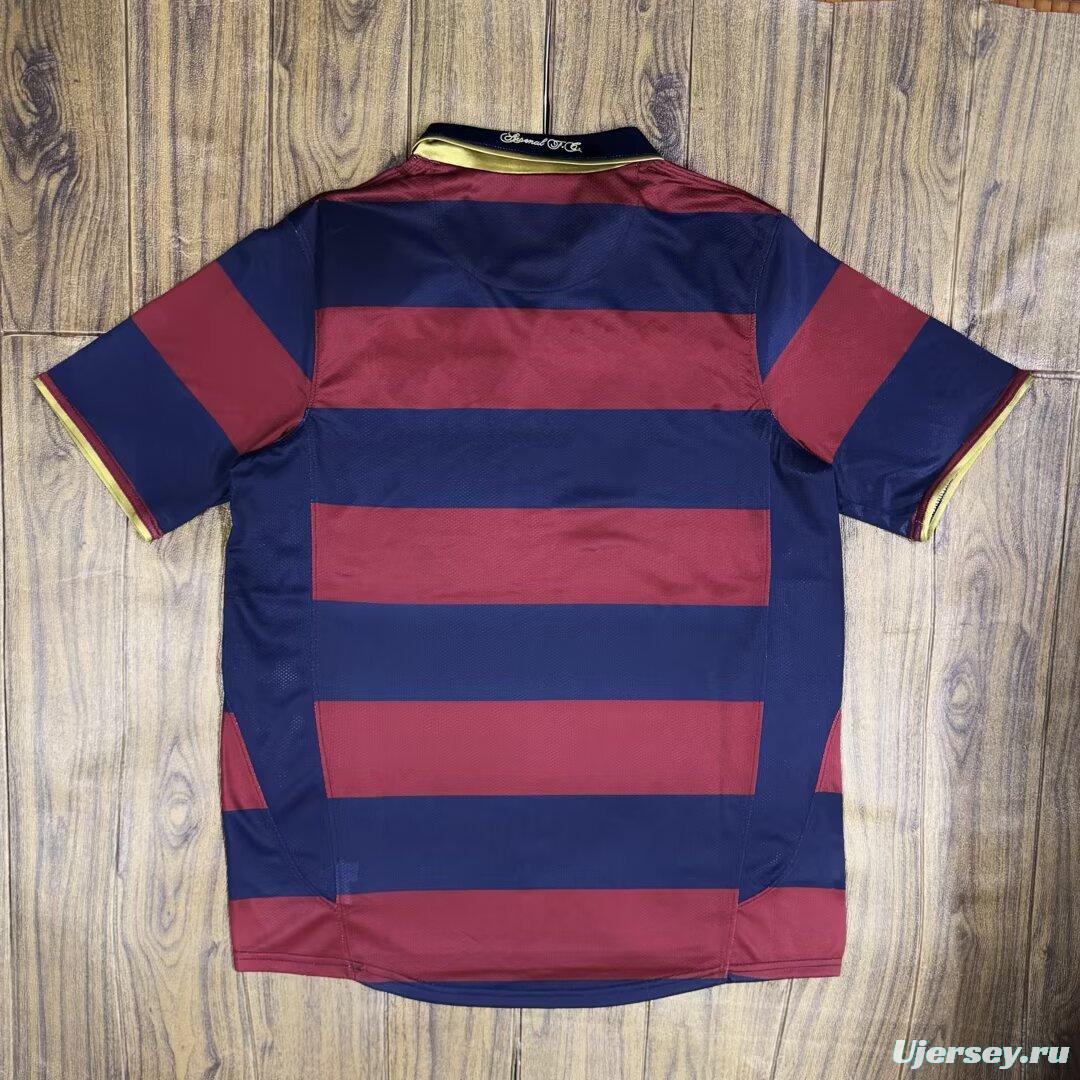 Retro 07/08 Arsenal Third Dark Blue/Maroon Jersey