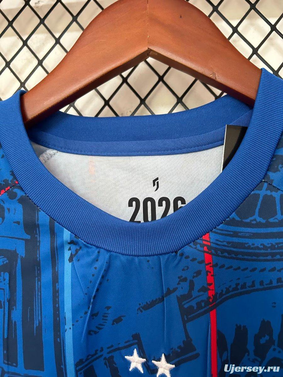 2026 France 'Les Bleus' Heritage Football Blue Jersey