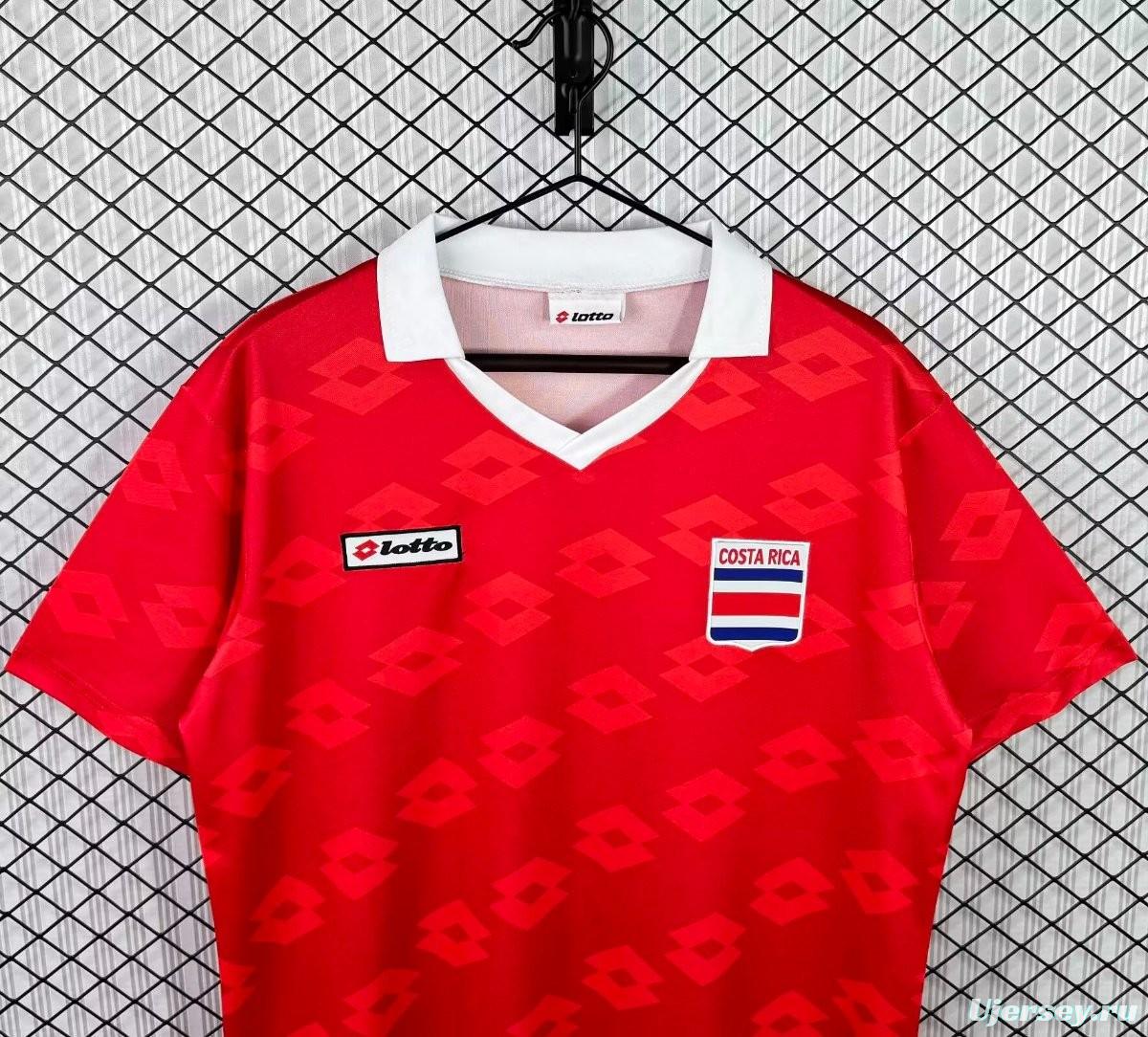 Retro 1990 Costa Rica Home Jersey