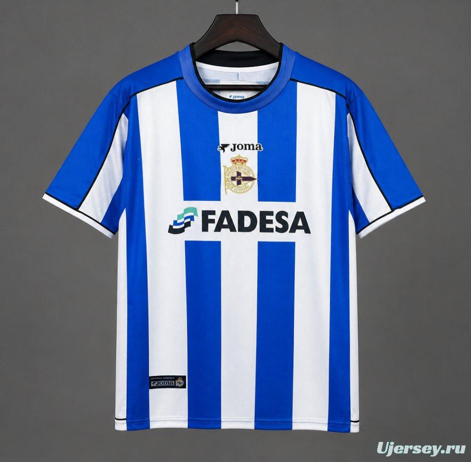 Retro 03/04 Deportivo de La Coruña Home Jersey