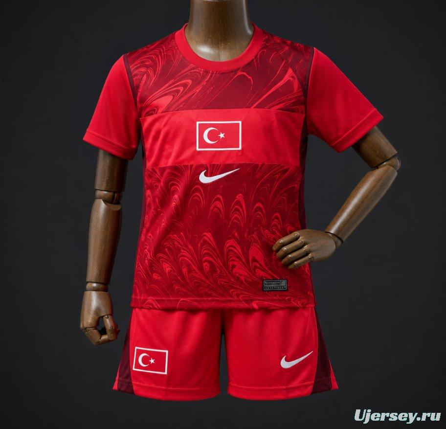 2026 Turkey/Türkiye Away Red Jersey