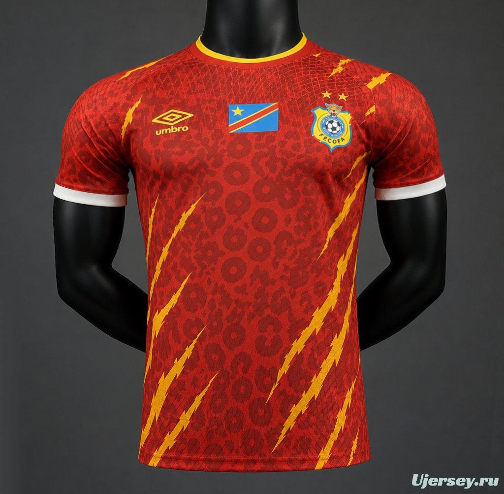 Player Version 2026 Congo Third Red Jersey