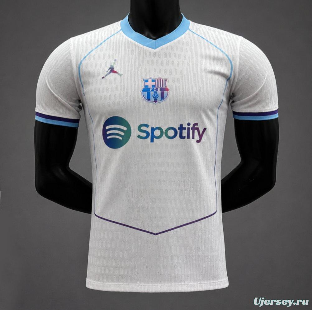Player Version 26/27 Barcelona White/Light Blue Concept Away Jersey