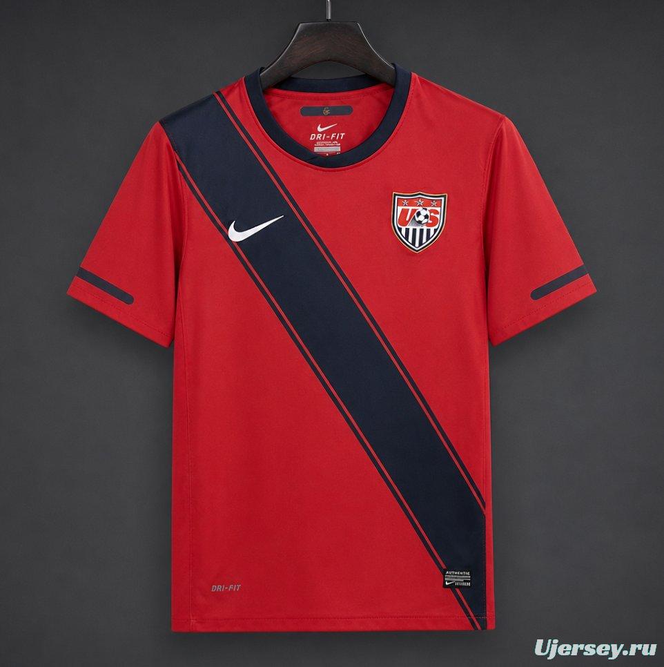 Retro 2011 USA Away Red Jersey