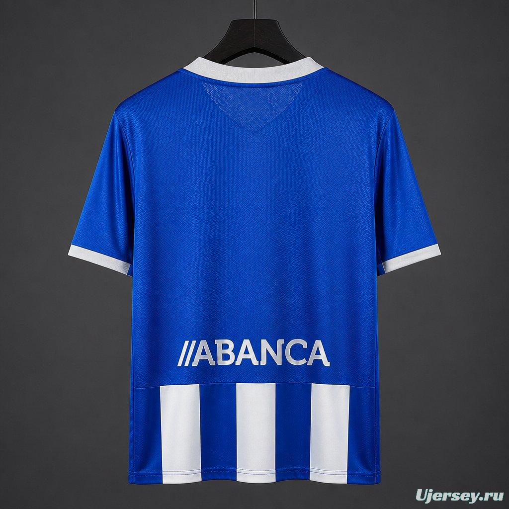26/27 Deportivo La Coruna Home Jersey