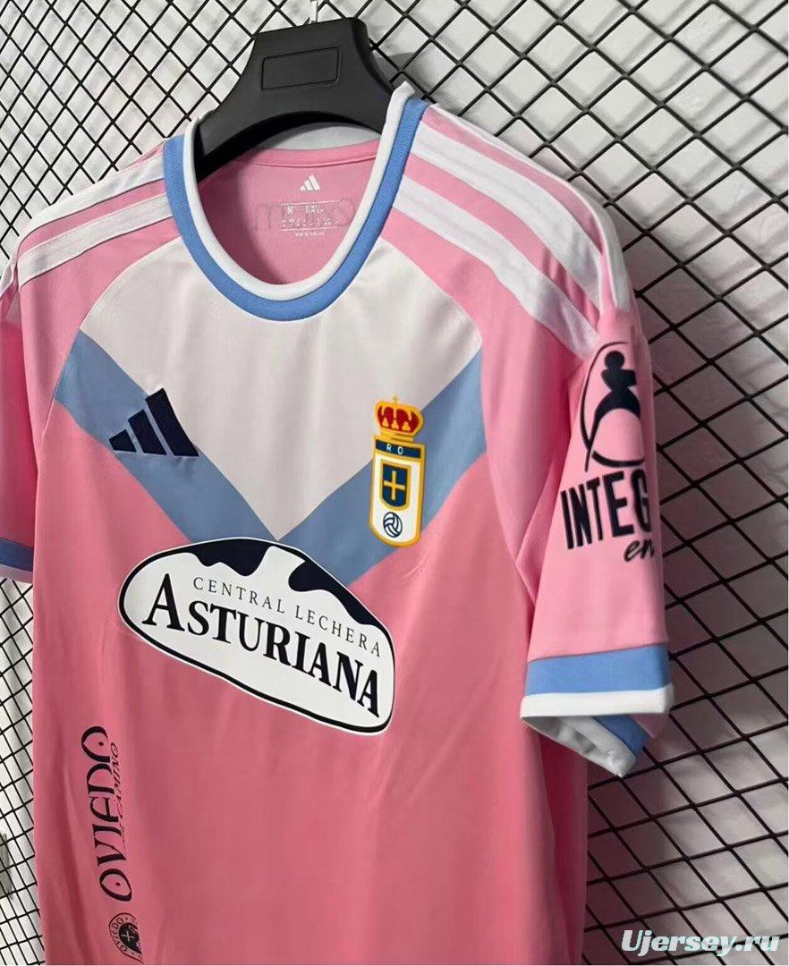 26/27 Real Oviedo Away Pink Jersey