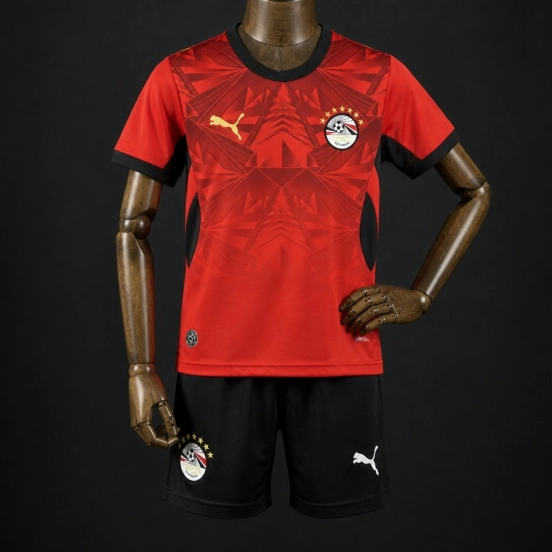 2026 Kids Egypt World Cup Home Kit