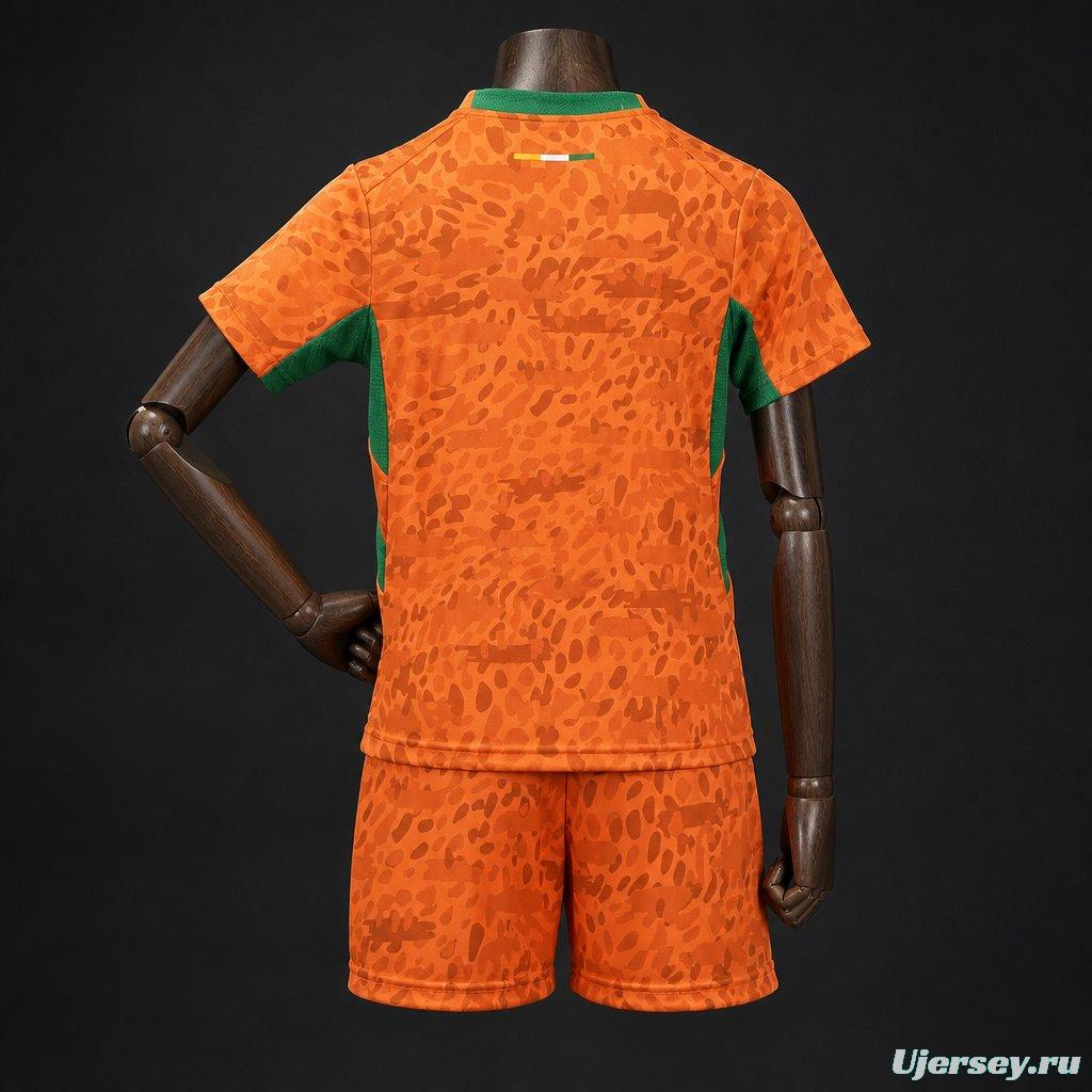 2026 Kids Ivory Coast World Cup Home Kit