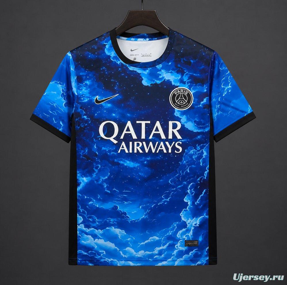 26/27 PSG/Paris Saint-Germain Blue Sky Cloud Special Edition Jersey