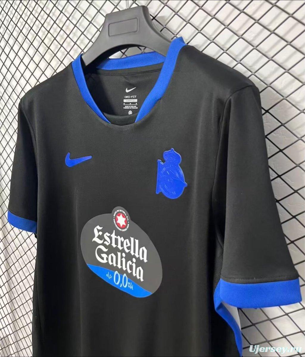 26/27 Deportivo La Coruna Away Black Jersey