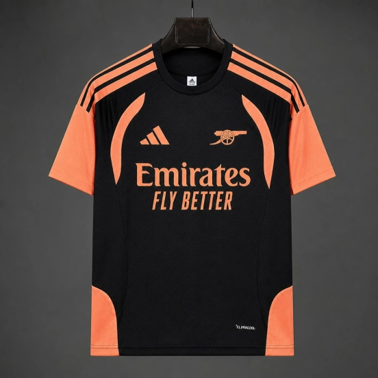 26/27 Arsenal  Black&Orange  Training  Jersey
