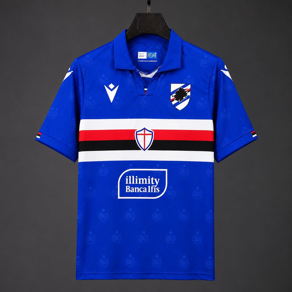26/27 Sampdoria Home Blue Jersey