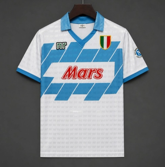 Retro 90/91 Napoli Away White Jersey