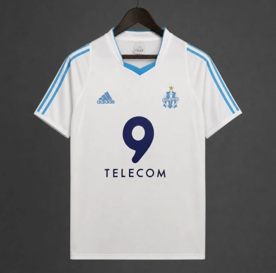 Retro 02/03 Marseille home Soccer Jersey
