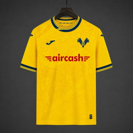 26/27 Hellas Verona Away Yellow Jersey
