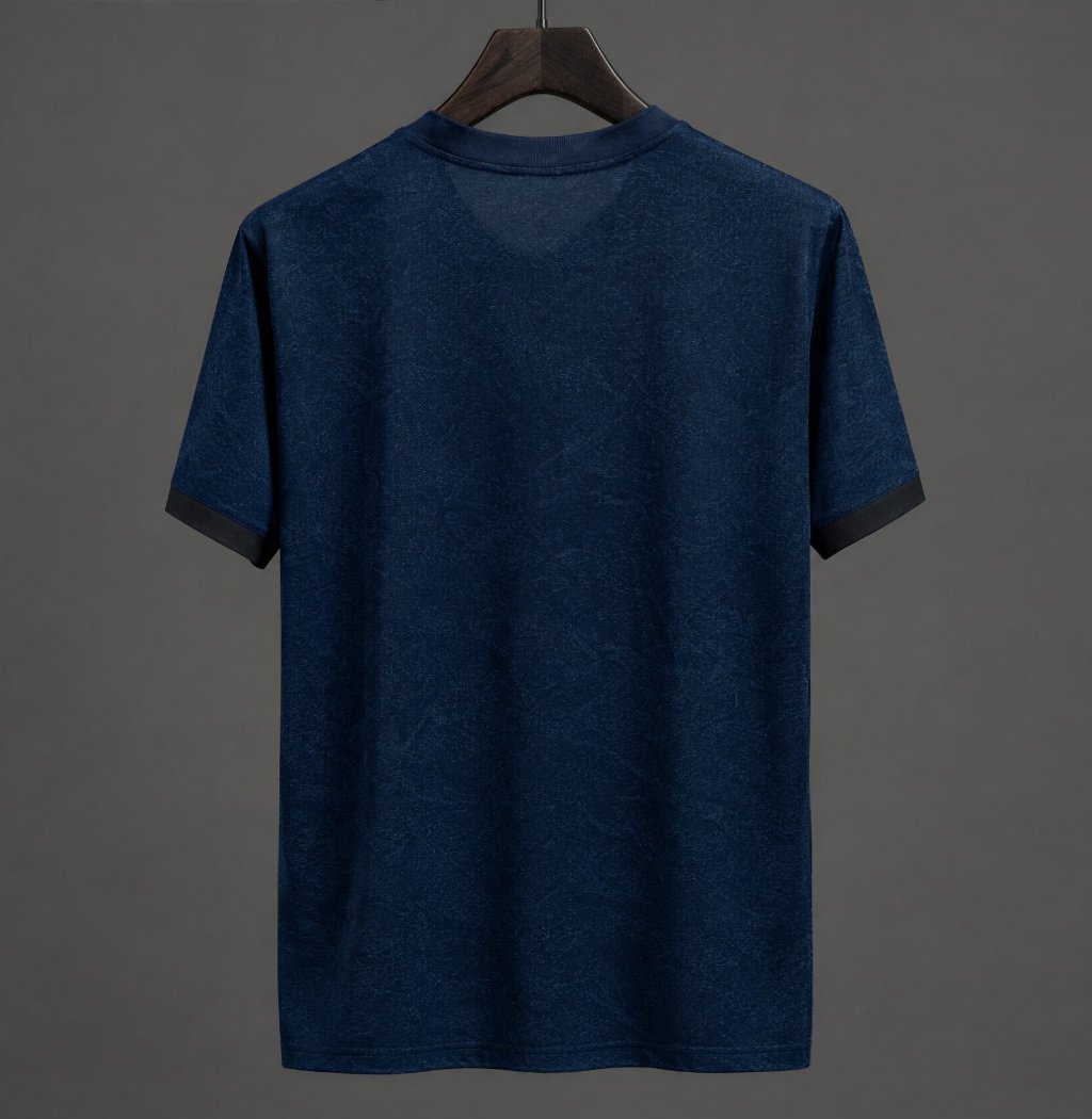 Retro 19/20 Real Madrid Away Navy Blue  Jersey