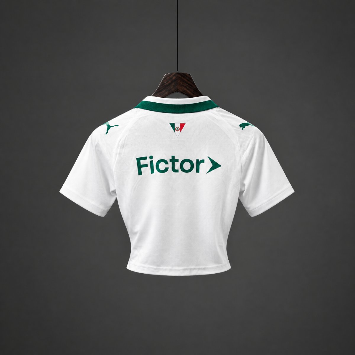 26/27 Palmeiras Away White Women Crop Jersey